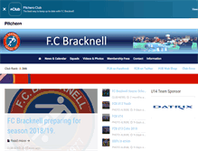 Tablet Screenshot of fcbracknell.com